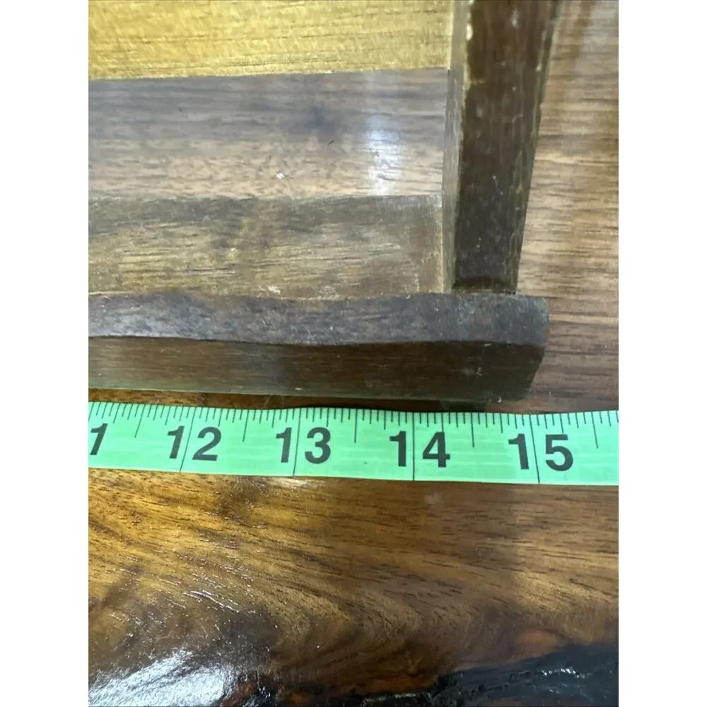 Vintage Wall Hanging Wooden Spice Rack With Glass Spice Jars